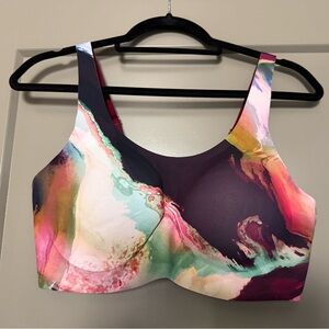 Knix Multicolor Abstract Sports Bra